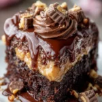 Rich Chocolate Peanut Butter Cake First Image