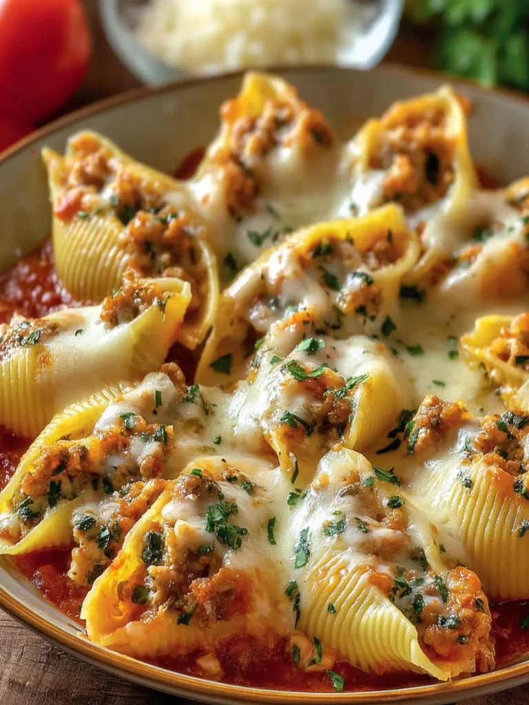 Baked Stuffed Pasta Shells Recipe First Image