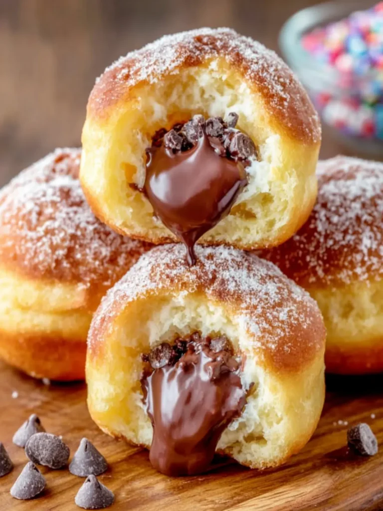 Chocolate-Filled Doughnut Delights Meal First Image