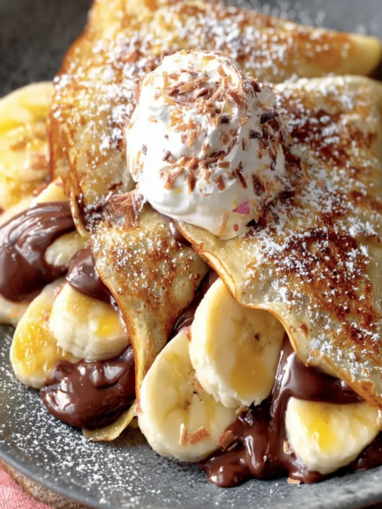 Nutella Banana Crepes Delight First Image