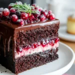 Chocolate Cranberry Cake First Image