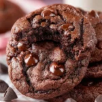 Double Chocolate Chip Cookies First Image