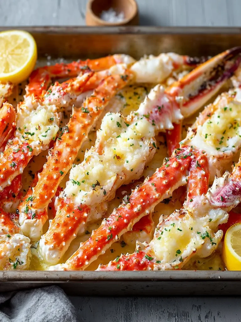 crab legs in oven: garlic butter bake First Image