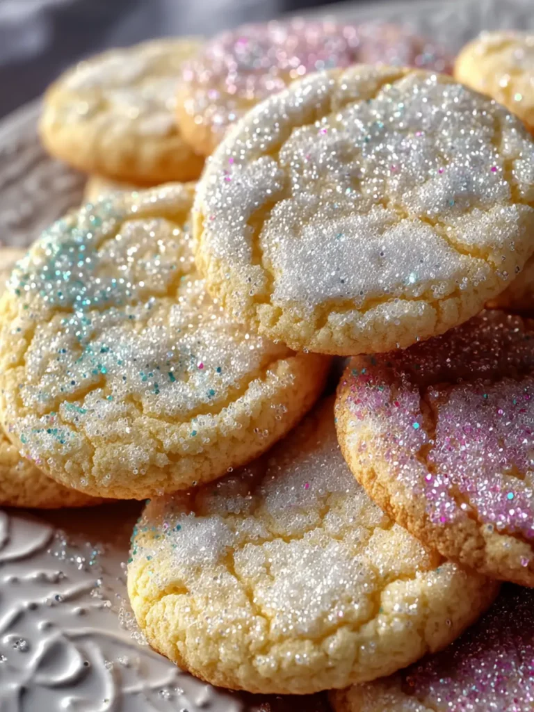 Sugar Cookies with Sparkling Sugar Crust First Image