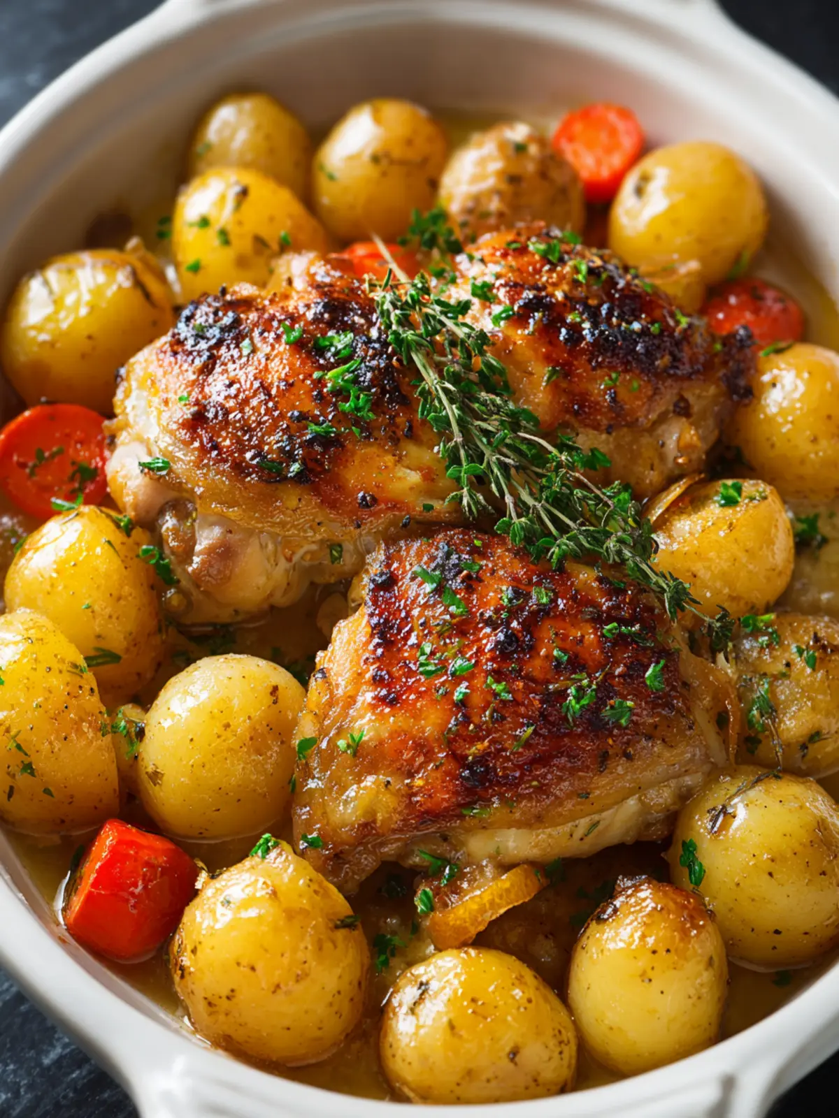 Easy Crockpot Chicken And Potatoes Recipe First Image