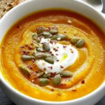 Irresistible Vegan Carrot and Sweet Potato Soup Recipe First Image