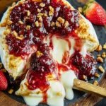 Irresistible 3-Ingredient Baked Brie with Jam Recipe First Image