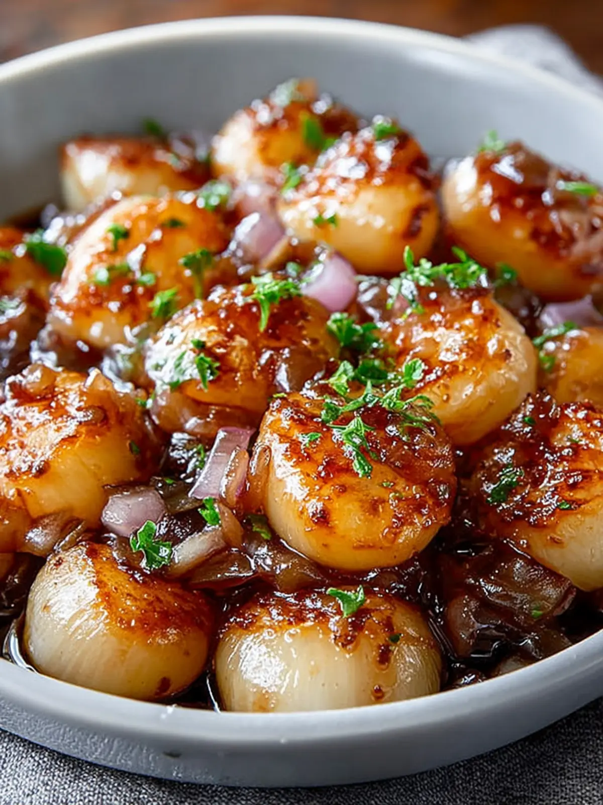 Balsamic Glazed Pearl Onions Recipe First Image