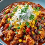 Hearty One-Pot Chicken and Black Bean Chili Recipe First Image