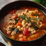 Hearty Italian Ground Turkey Soup Recipe for Cozy Nights First Image