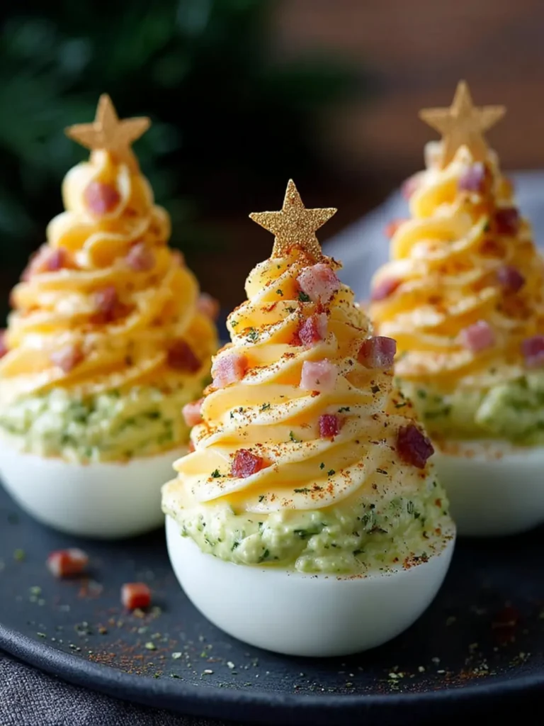 Deviled Egg Christmas TreesDeviled Egg Christmas TreesDeviled Egg Christmas Trees First Image