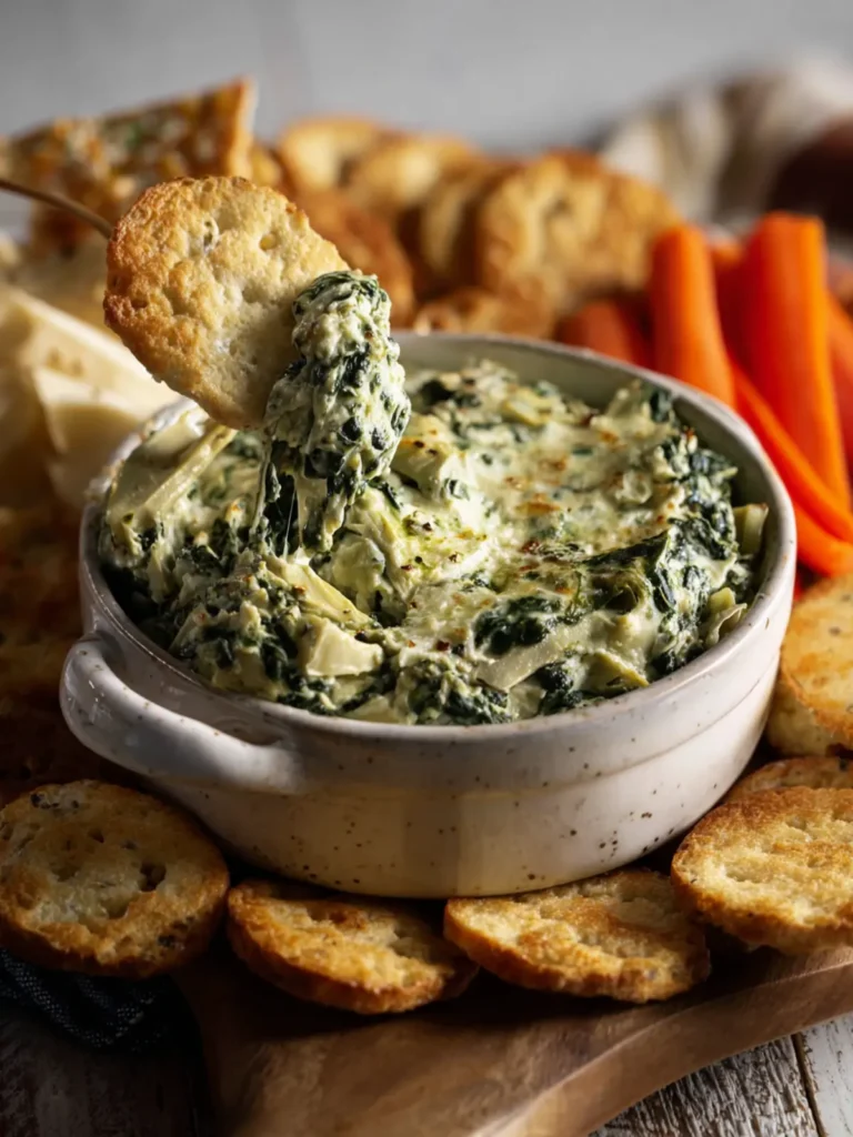 Creamy Spinach Artichoke Dip First Image