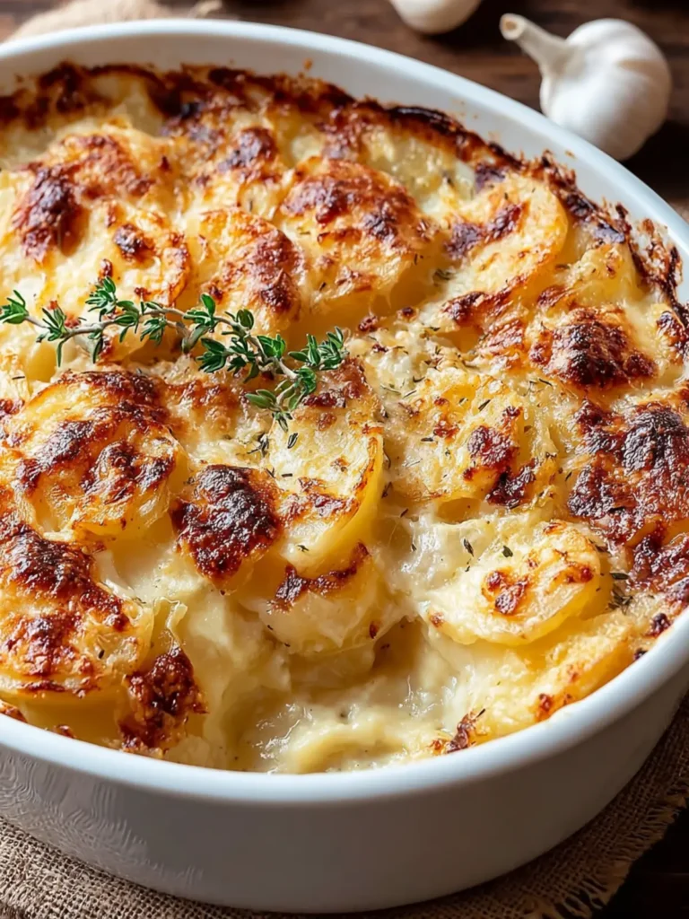 Indulgent French Onion Scalloped Potatoes Recipe First Image