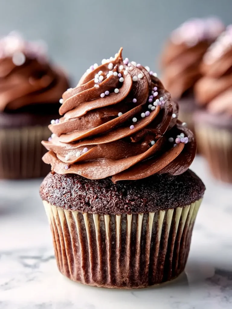 Irresistibly Super Moist Chocolate Cupcakes Recipe First Image
