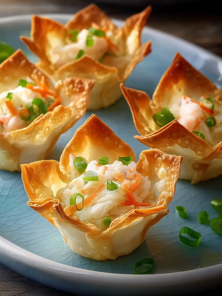 Irresistible Crab Wonton Cups: A Flavorful Delight First Image