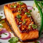 Apricot Dijon Glazed Salmon First Image