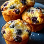 Cottage Cheese Blueberry Muffins First Image