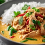 Tender Slow Cooker Basil Chicken Coconut Curry Bliss First Image