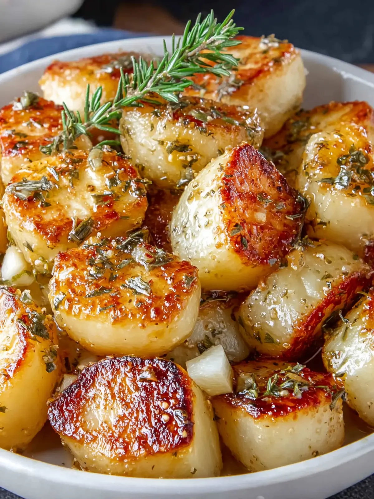 Herb Roasted Turnips with Garlic Oil Recipe First Image