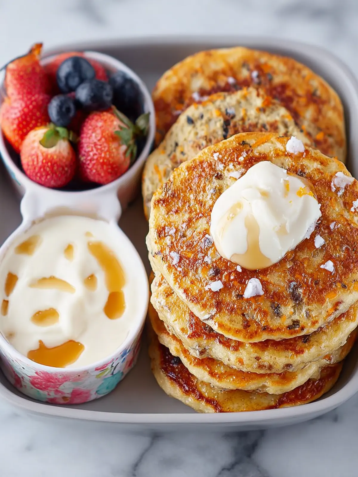 Favorite Carrot Cake Pancakes First Image