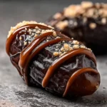 Indulge in No-Bake Dark Chocolate Stuffed Dates Recipe First Image