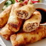 Baked Egg Rolls with Ground Turkey First Image