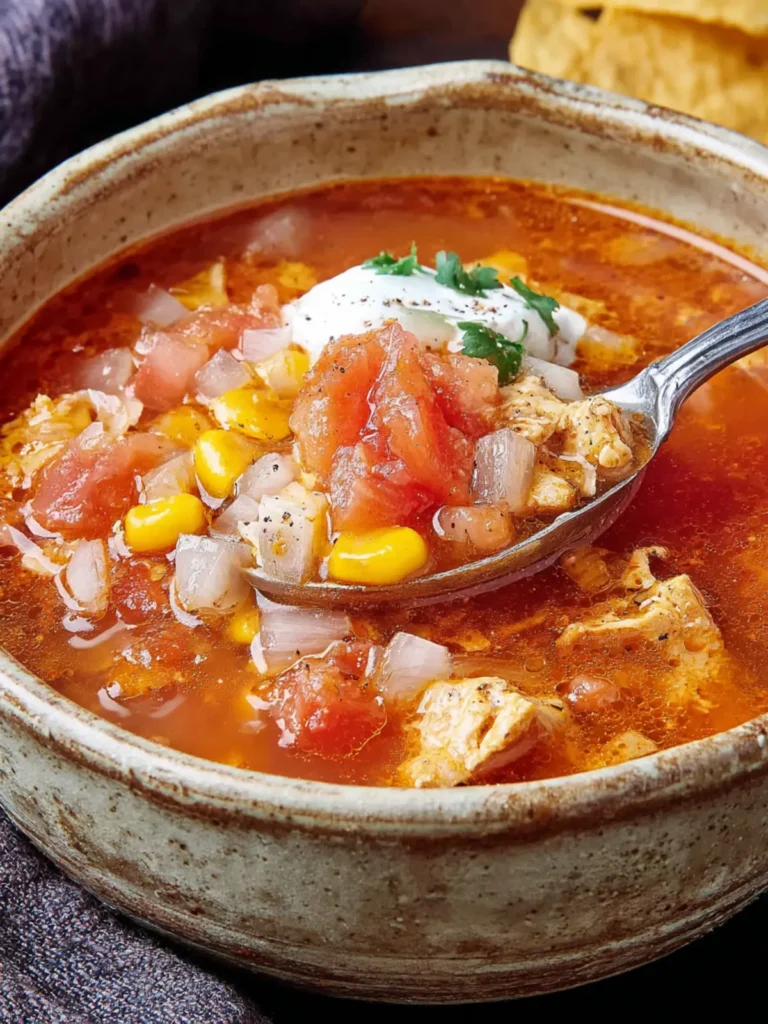 Chicken Tortilla Soup For One First Image