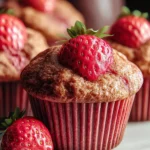 Delicious Vegan Double Strawberry Muffins Recipe to Try First Image