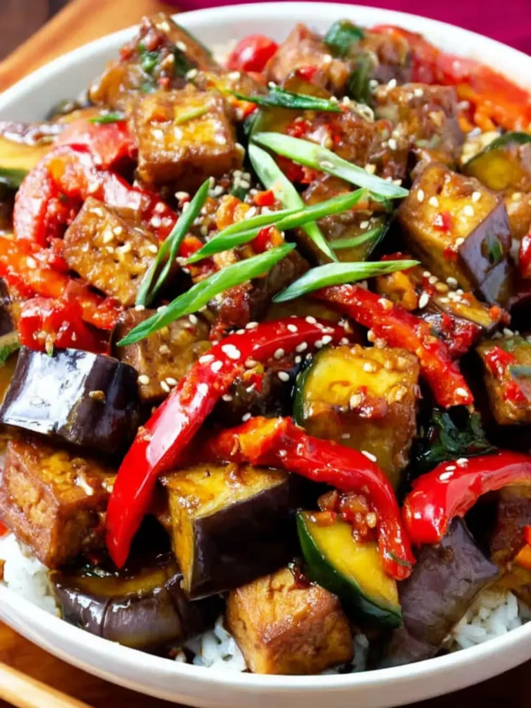 Tofu and Eggplant Stir Fry First Image