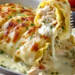 Chicken Alfredo Lasanga Roll Ups First Image