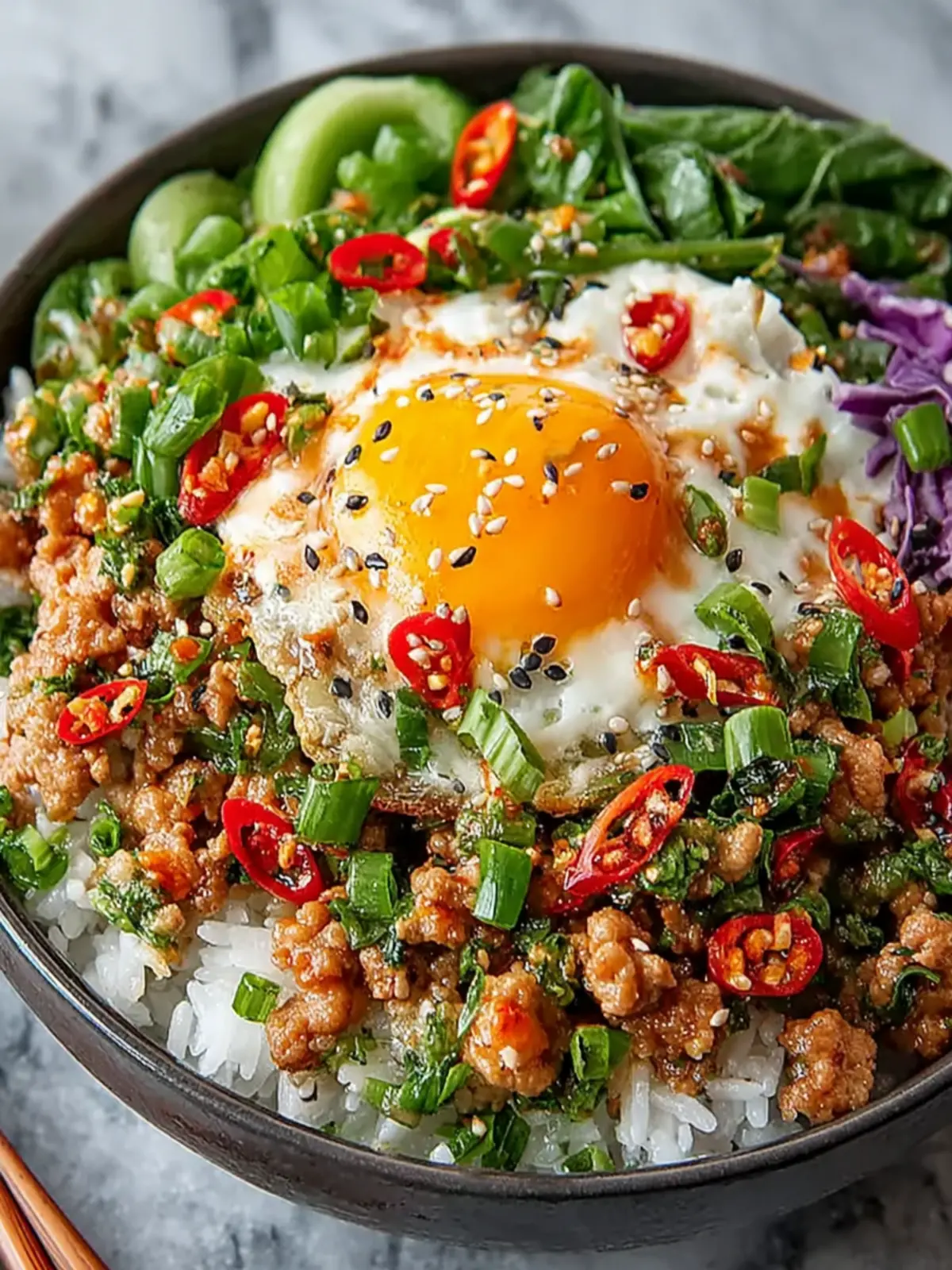 Bang Bang Ground Turkey Rice Bowls First Image