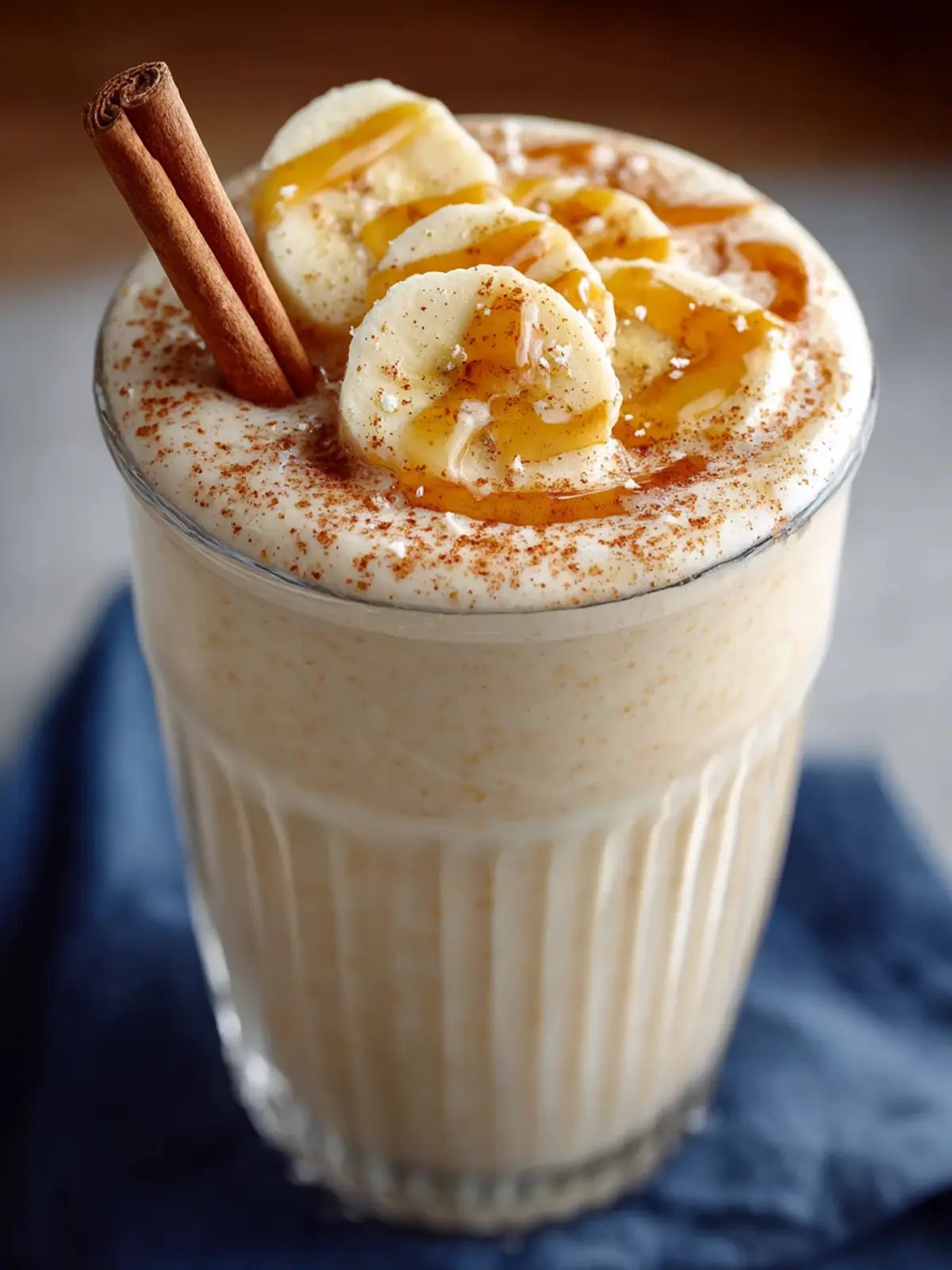 Dreamy Vanilla Cinnamon Banana Smoothie Bliss Recipe First Image