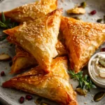 Irresistible Pumpkin Ricotta Stuffed Phyllo Triangles First Image