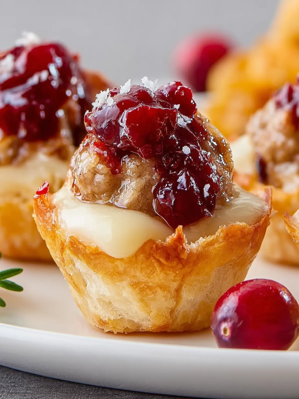 Cranberry Brie Bites First Image