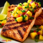 Easy Grilled Salmon with Mango Salsa First Image
