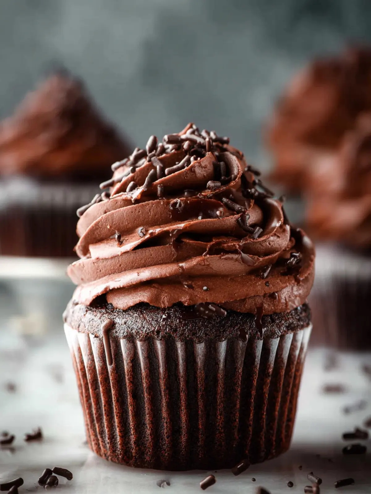 Easy Chocolate Cupcakes First Image
