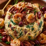 Cranberry Pecan Cream Cheese Ball (Easy Holiday Appetizer) First Image