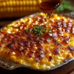 Irresistibly Sweet and Savory Honey Glazed Corn Casserole First Image