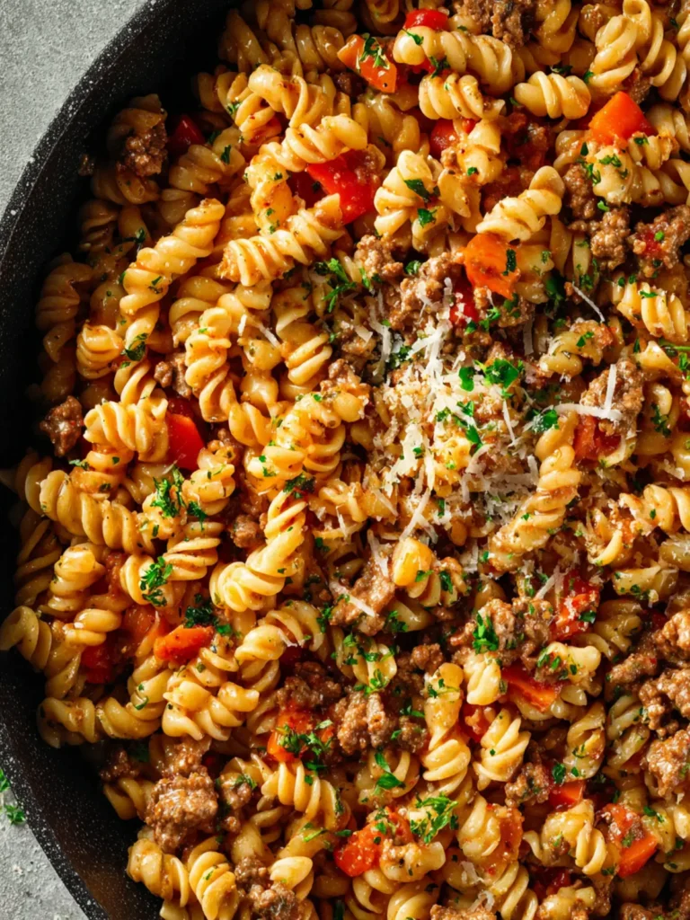 Ground Beef Pasta First Image
