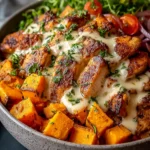 Delicious Healthy Chicken & Sweet Potato Bowls for Easy Dinners First Image