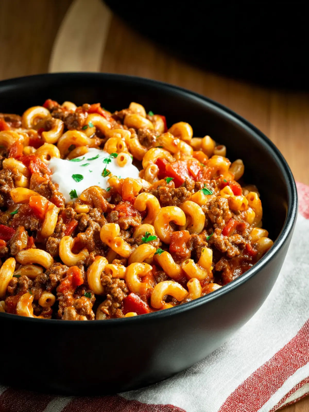Better-than-Mom’s Hamburger Goulash First Image