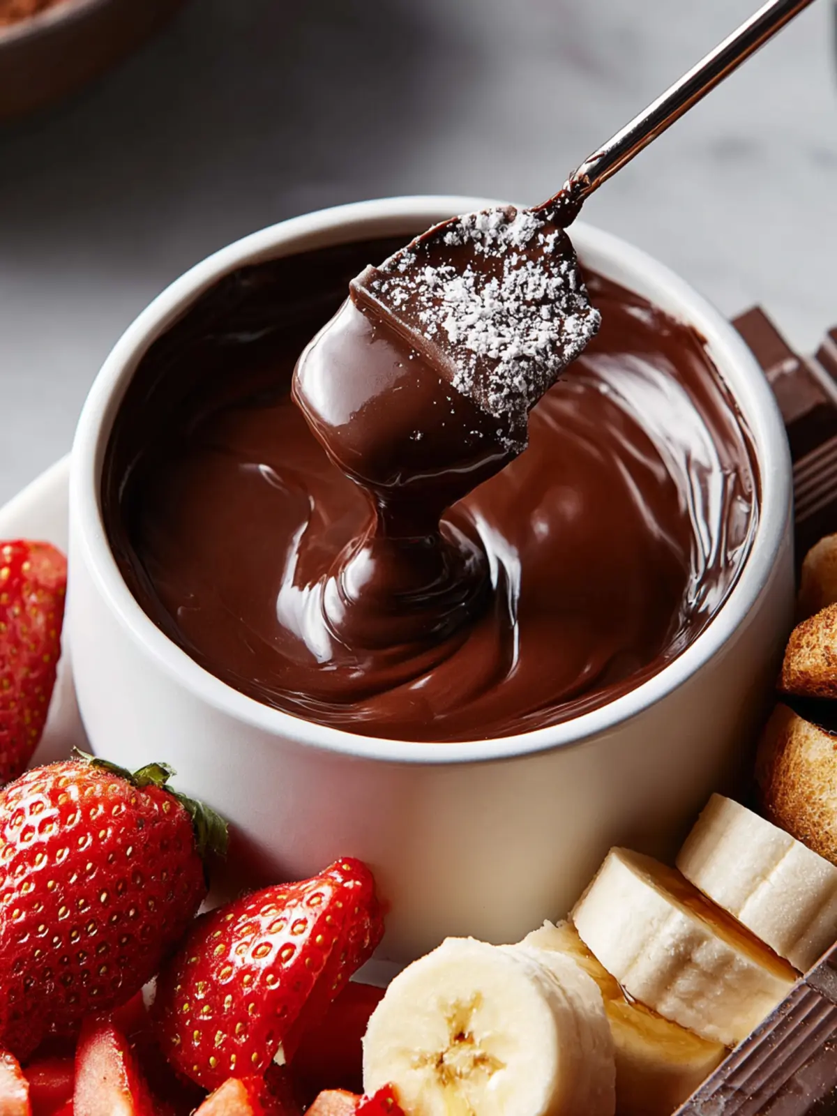 Decadent Espresso Chocolate Fondue Recipe for Indulgence First Image