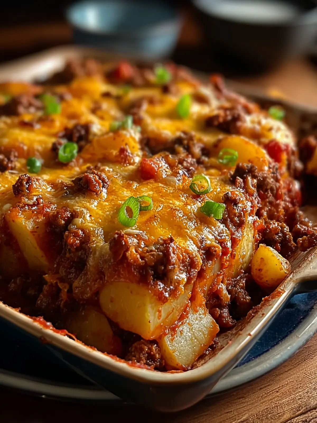 Cozy Chili Cheese Potato Bake for Ultimate Comfort Eating First Image