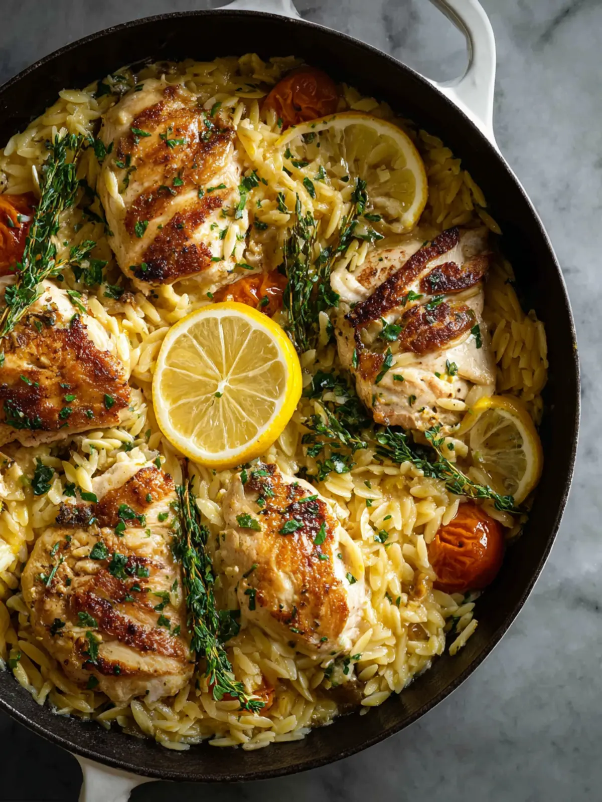 One-Pan Chicken Orzo First Image