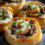 Irresistible Cheese Steak Pinwheels – Perfect Super Bowl Snack First Image