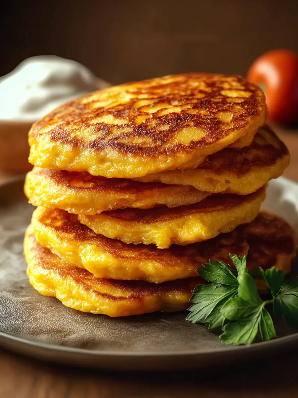 Venezuelan Cachapas (Corn Pancakes) First Image