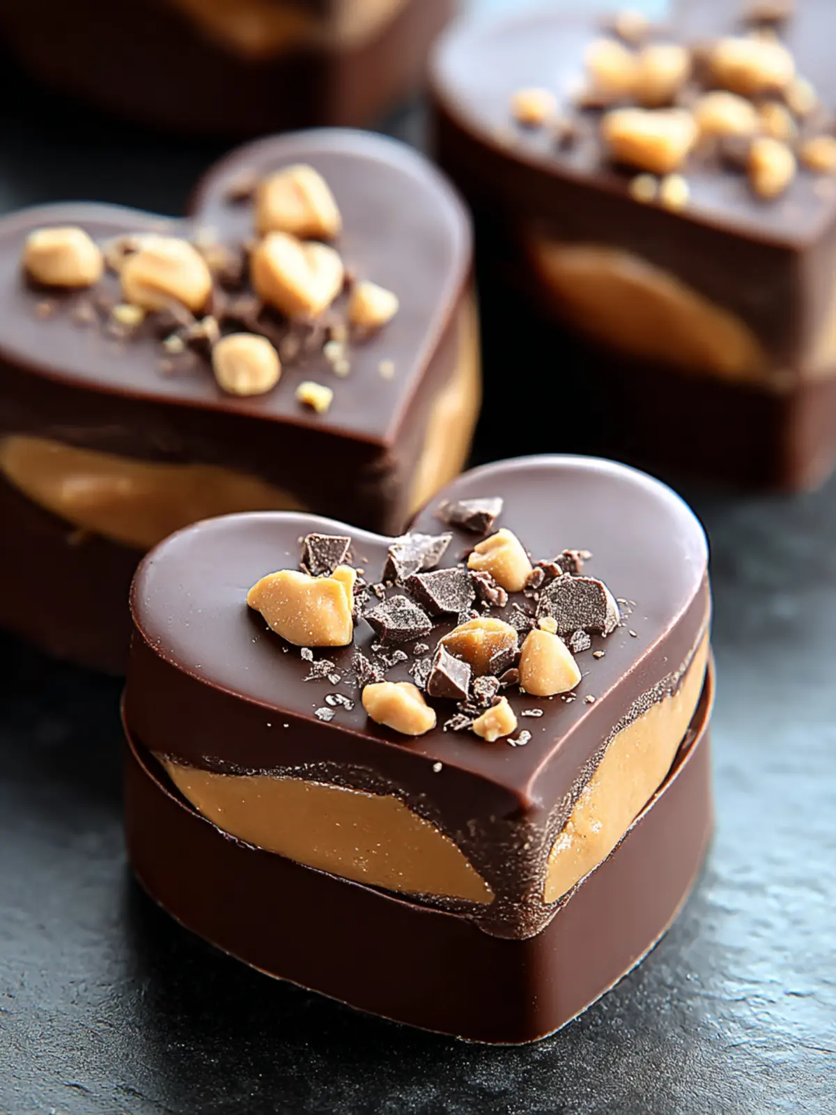 Irresistible Chocolate Peanut Butter Hearts Recipe to Love First Image