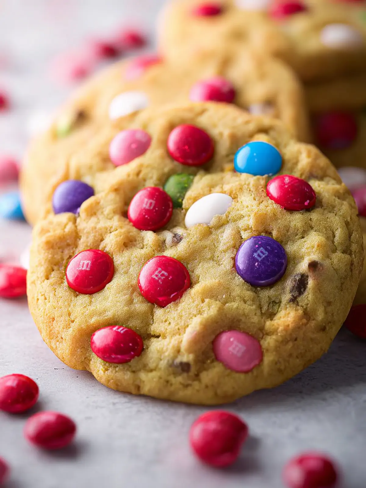 Soft M&M Cookies First Image