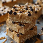 No Bake Peanut Butter Oat Bars First Image