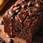 Triple Chocolate Banana Bread First Image